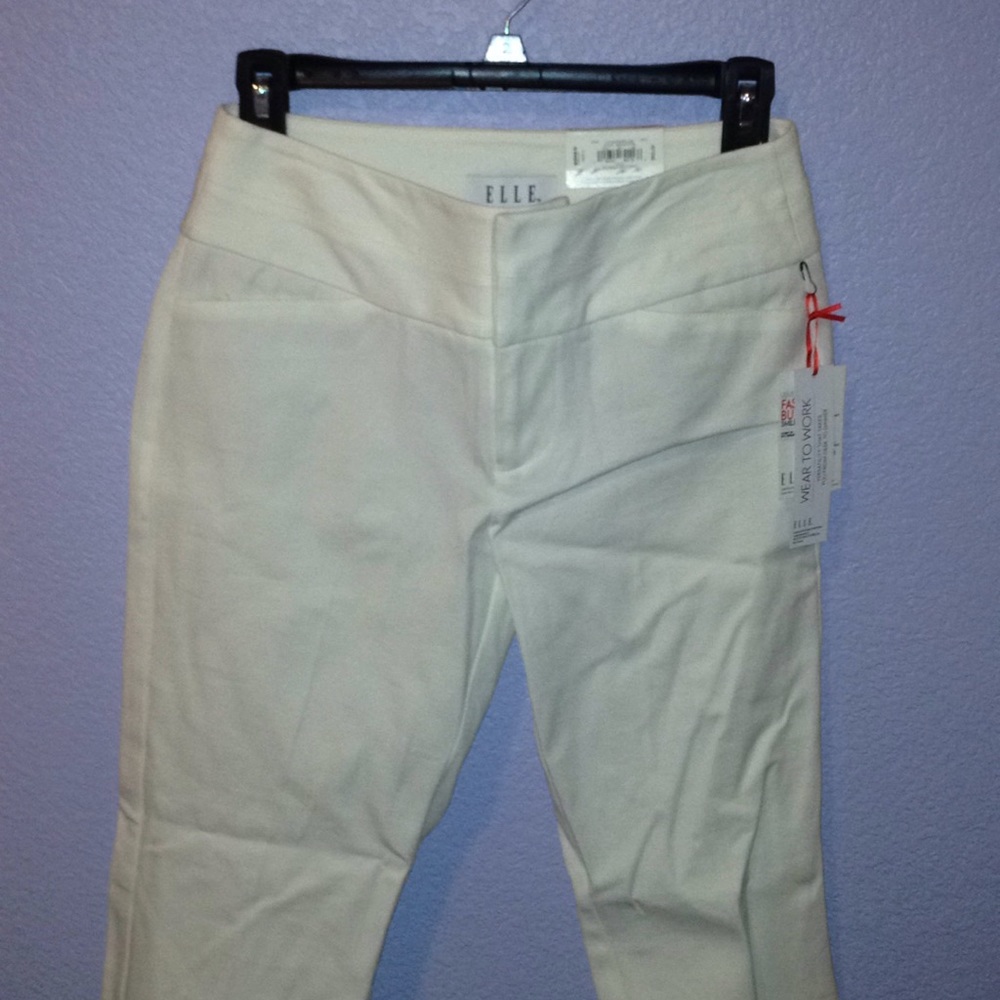 White Elle pants